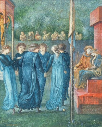 La boda del Rey René, 1870 de Edward Burne Jones